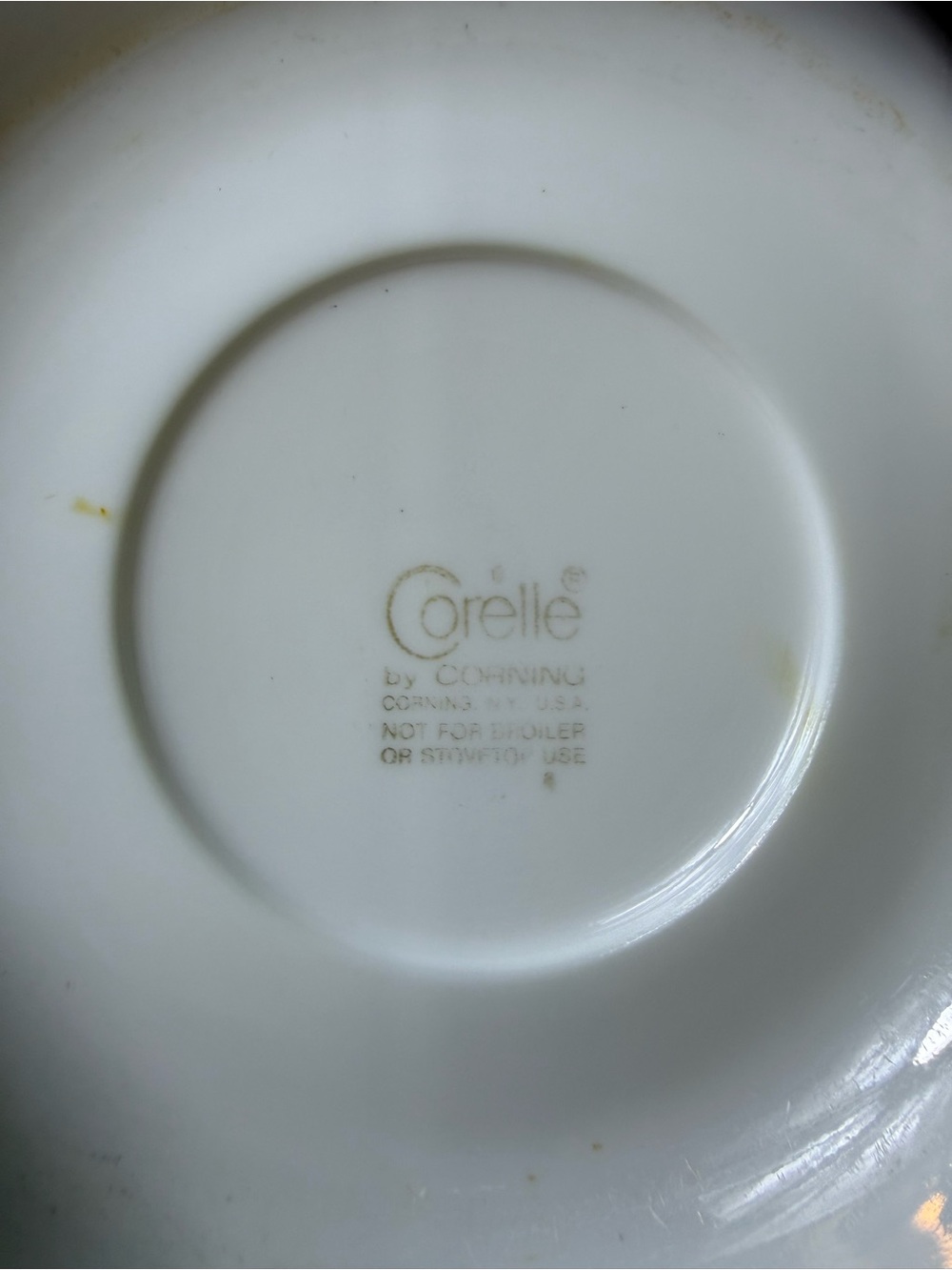 Corelle Wildflower Vintage Cup Saucer Set of 5 Corning USA White Floral Retro - Picture 8 of 8